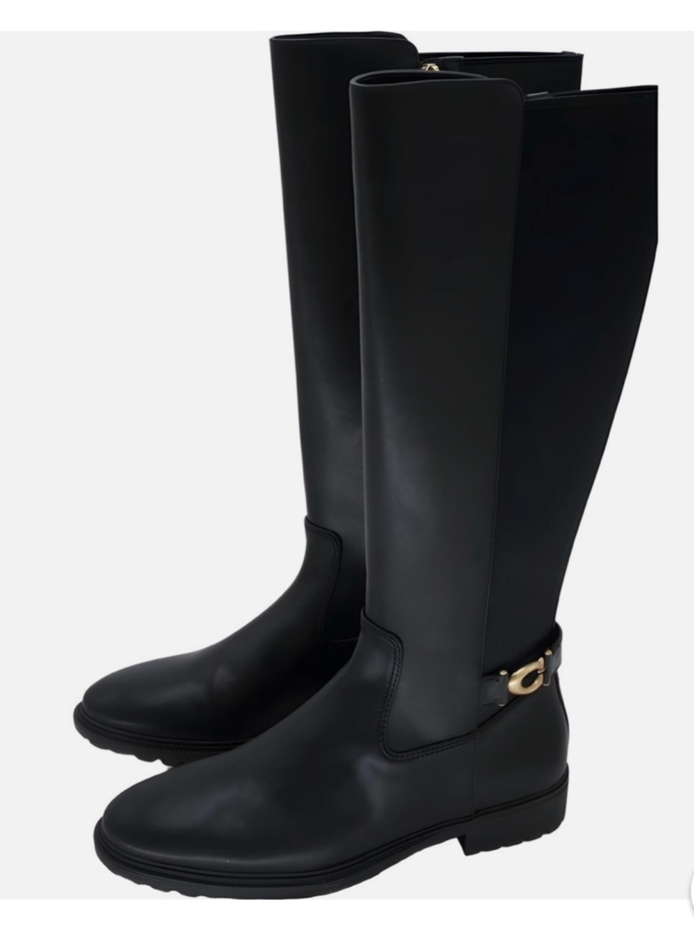 New Coach Faith Leather boot size 7 - Picture 5 of 12